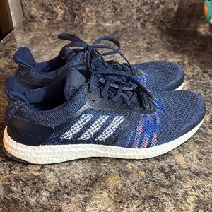 Adidas UltraBoost Nobel Blue Running Shoes Knit Top Comfort Shoes Men's 10